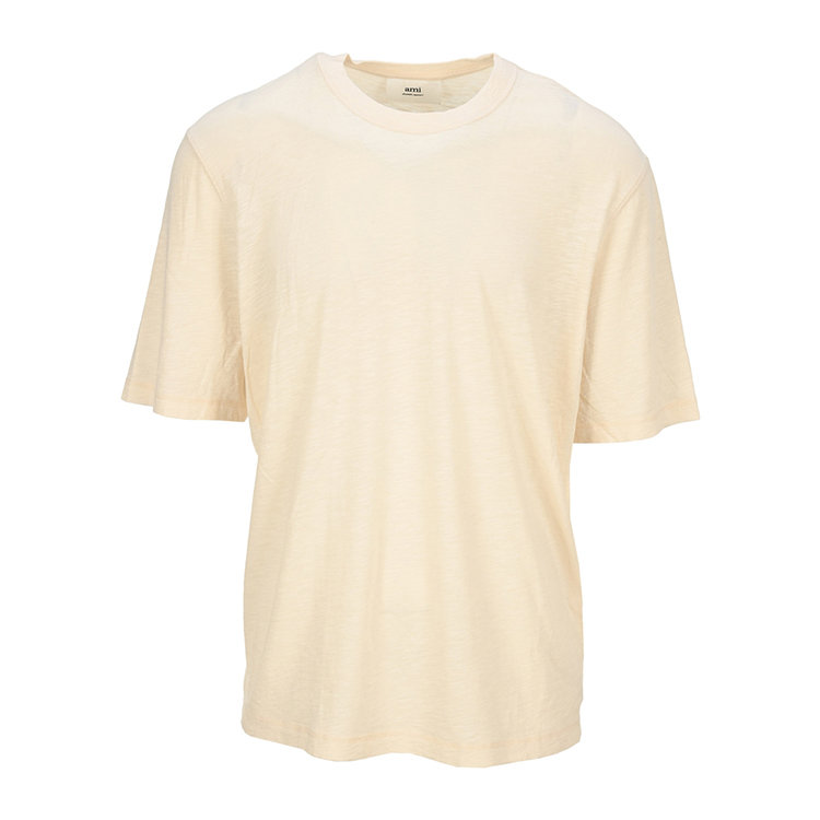 AMI AMI 2021春夏米色男士短袖T恤 百搭时尚之选